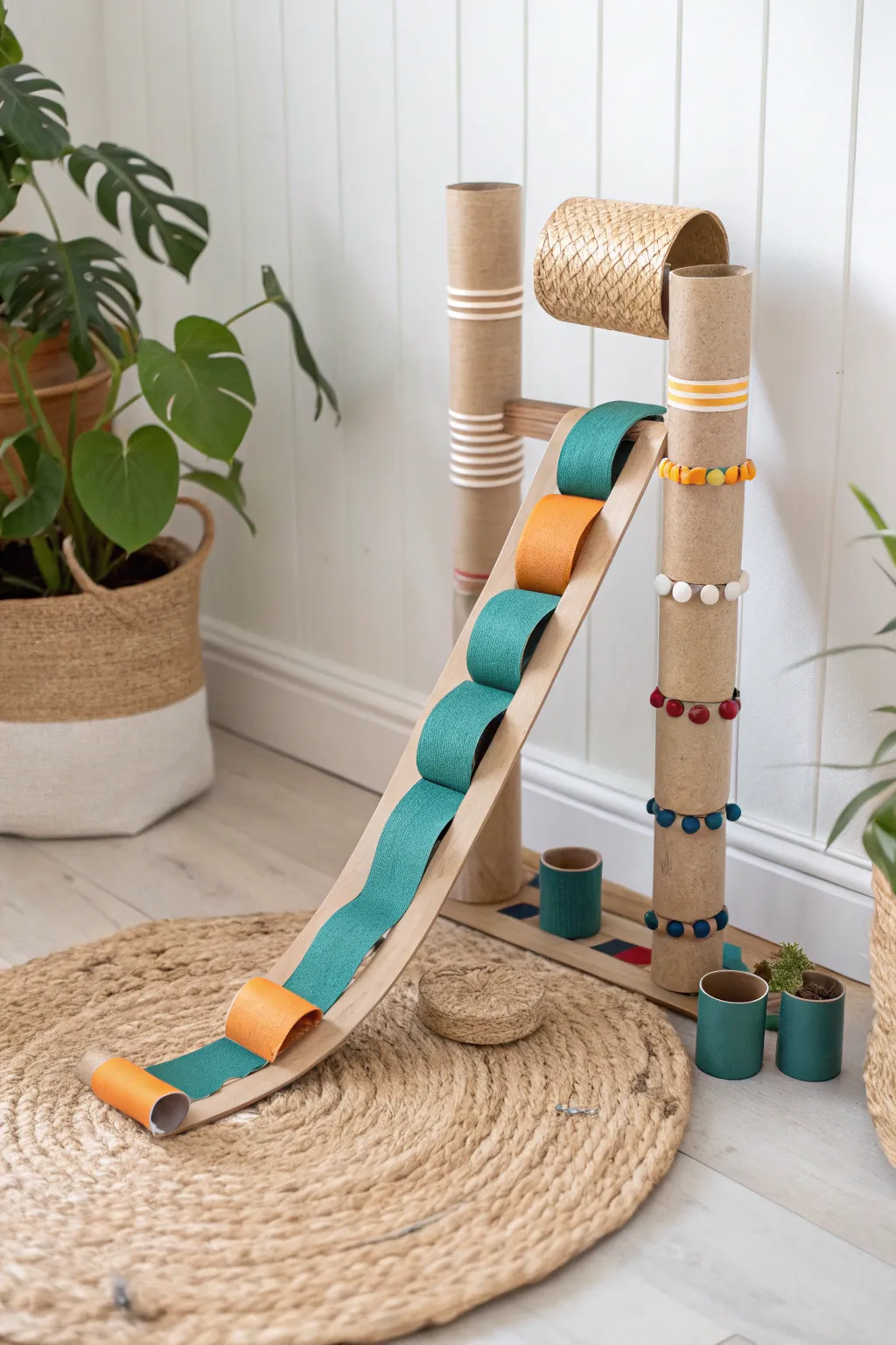 Unleash creativity with this vibrant DIY marble run—where imagination meets craftsmanship!
