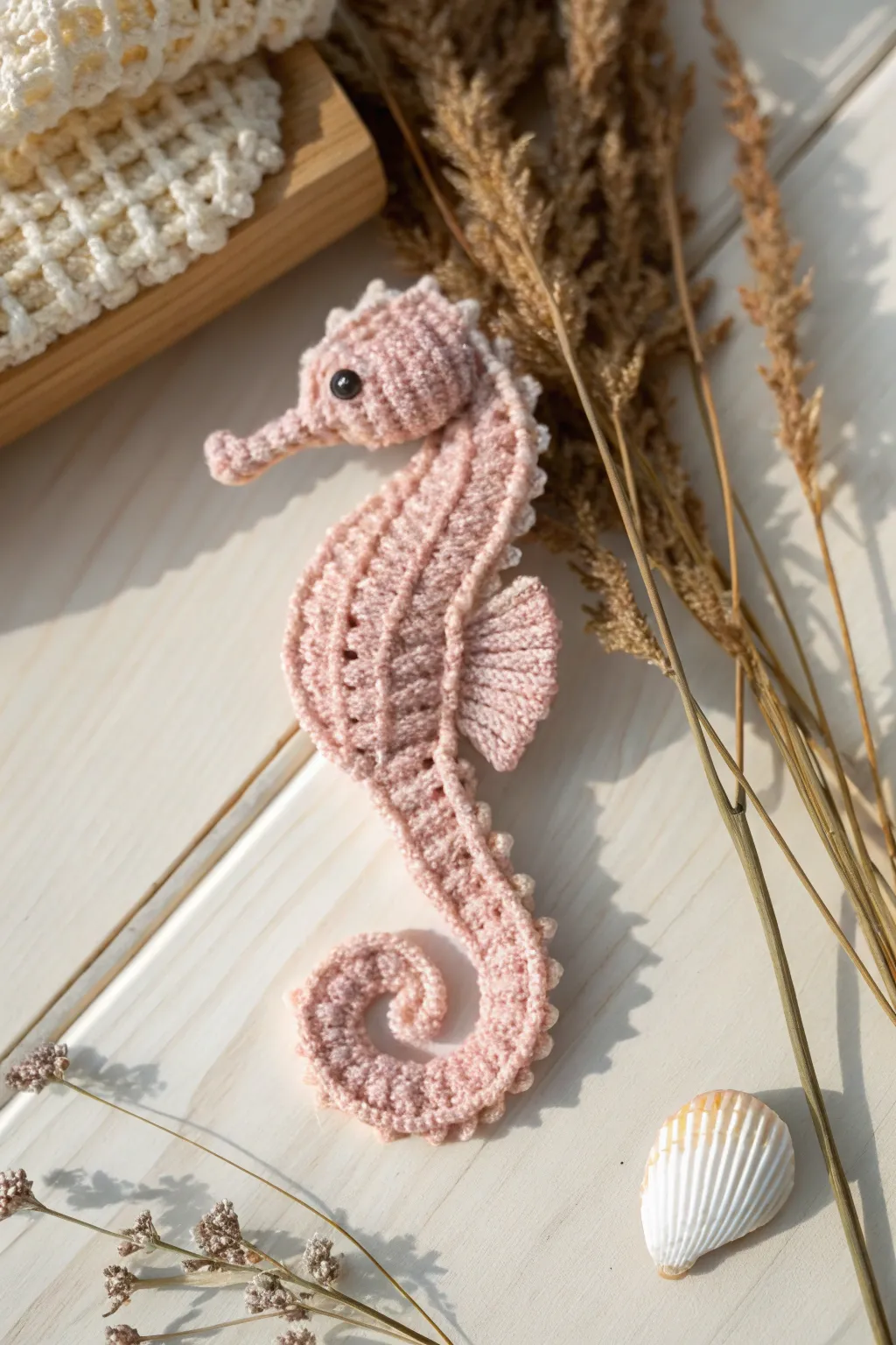 Bring the ocean to life with a touch of crochet magic. 🌊🧶 #CrochetKindness