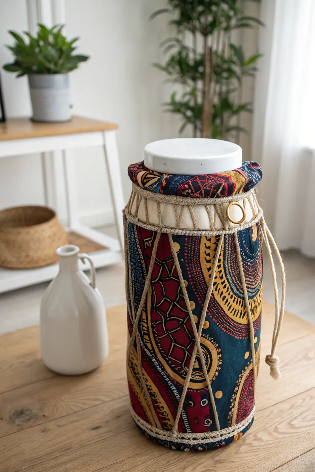Turn your everyday milk jug into a stunning bongo drum with a boho twist—embrace creativity and sustainability!