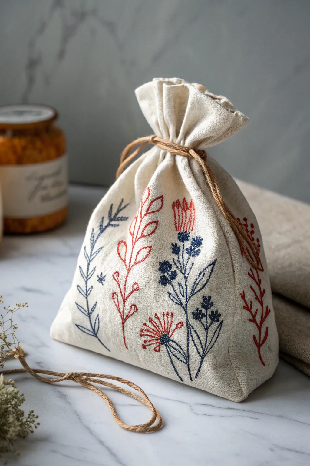 Elevate your gift-giving with these eco-friendly, handmade fabric gift bags. Perfect blend of simplicity and bold style!