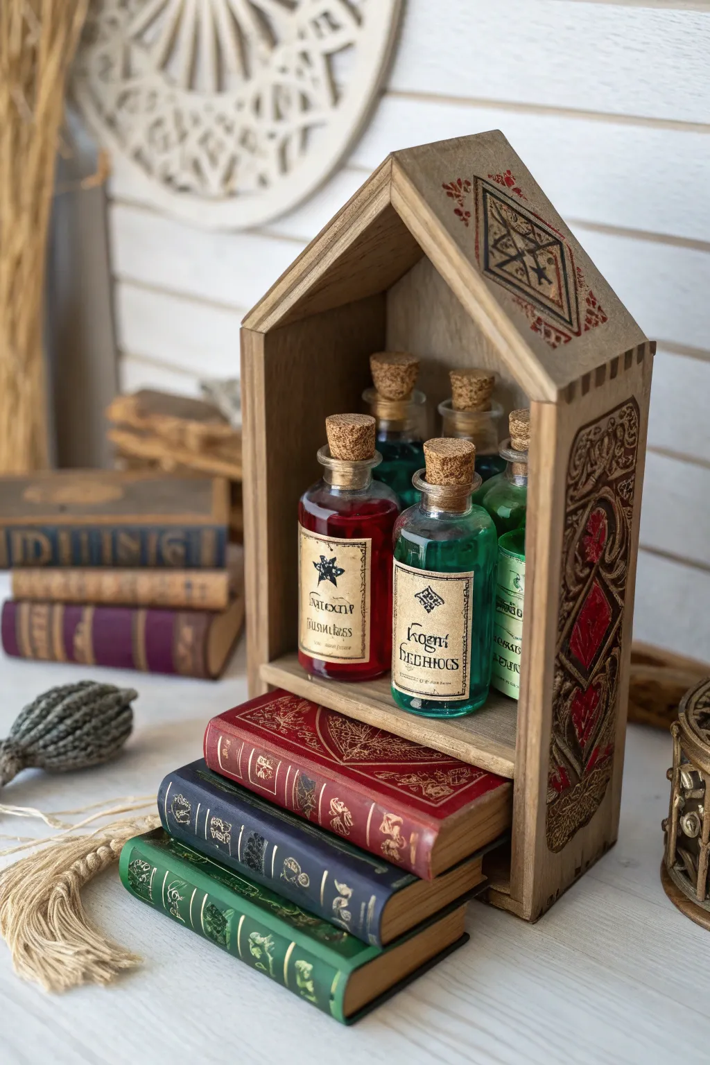 Step into the enchanting world of a wizard's workshop, where magic and craftsmanship meet in perfect harmony. ✨🔮📚