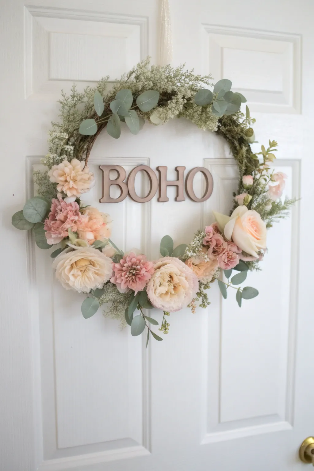 Welcome spring with a touch of personal charm - a beautifully crafted wreath for your door.