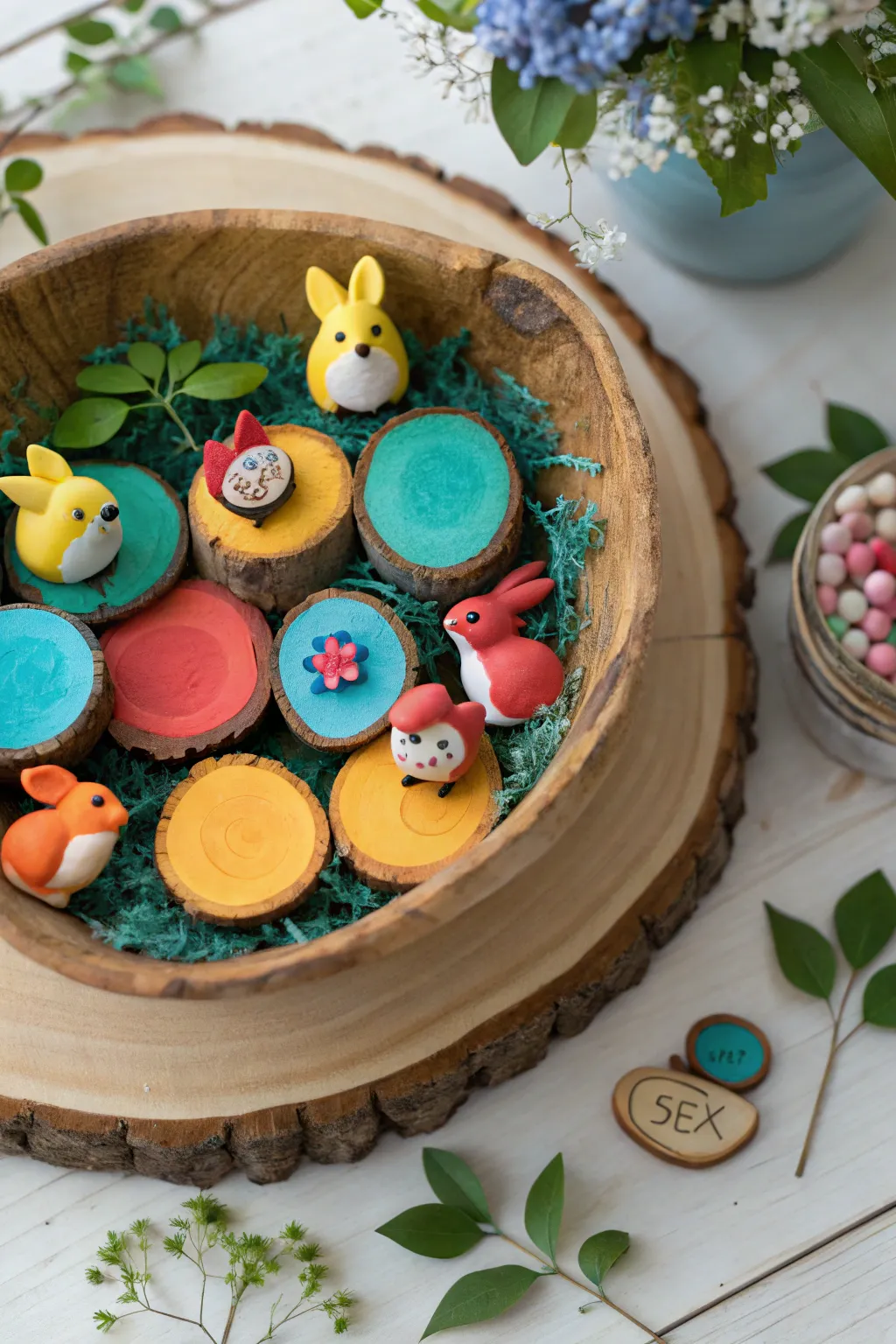 Create a woodland wonderland with natural elements and charming creatures. 🌳🦊 #MagicalDecor #SpringWonder