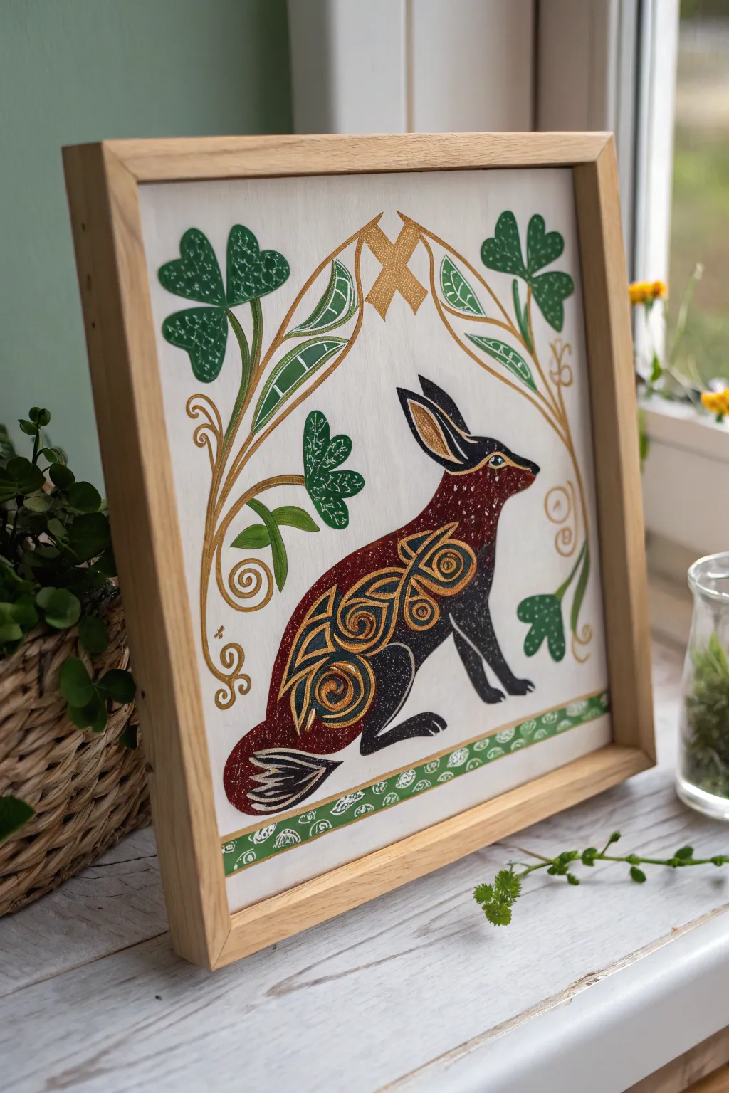 Celebrate St. Patrick's Day with a touch of rustic elegance and folk charm!