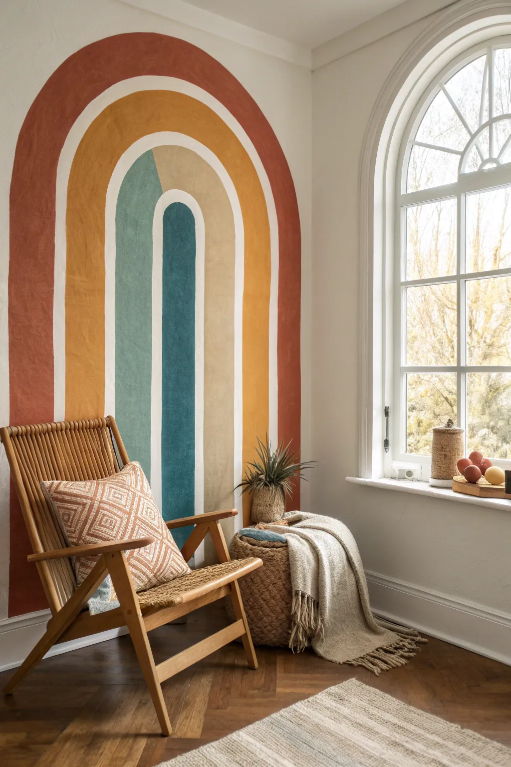 Transform your space with retro arches for a cozy, chic retreat.