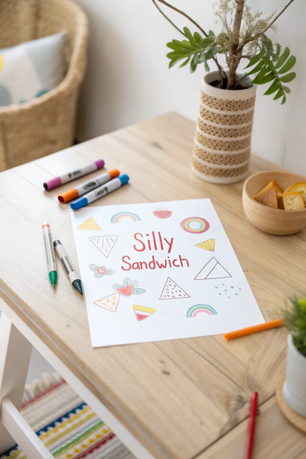 Unleash your toddler's creativity with a 'Silly Sandwich' masterpiece! 🎨✨