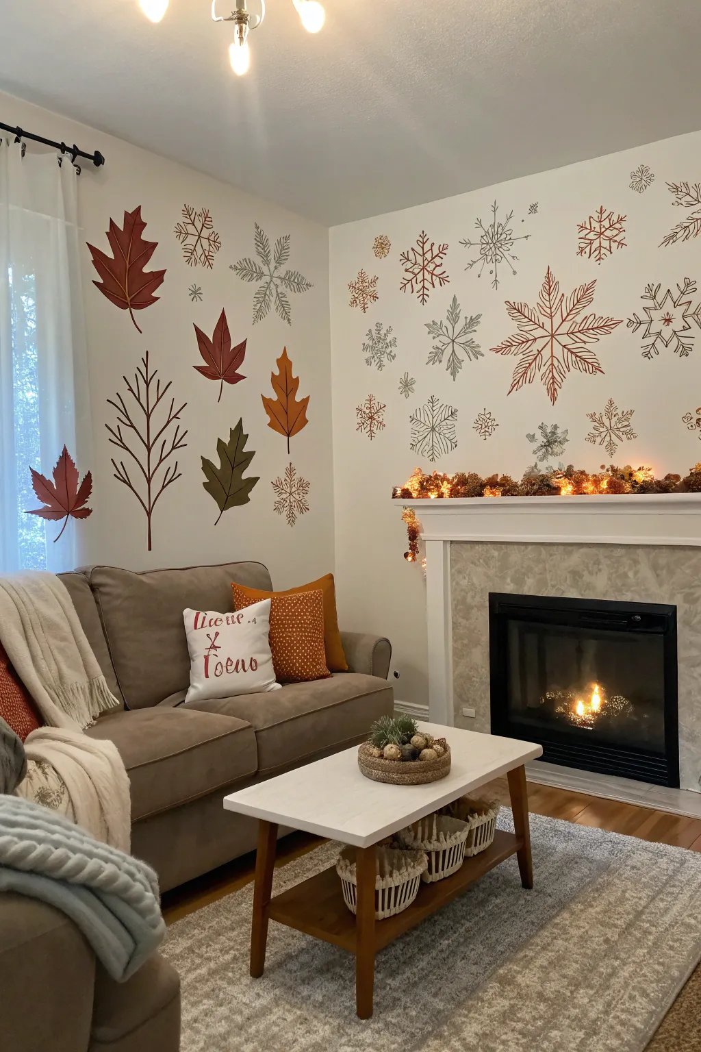 Keep your decor fresh with versatile seasonal decals.