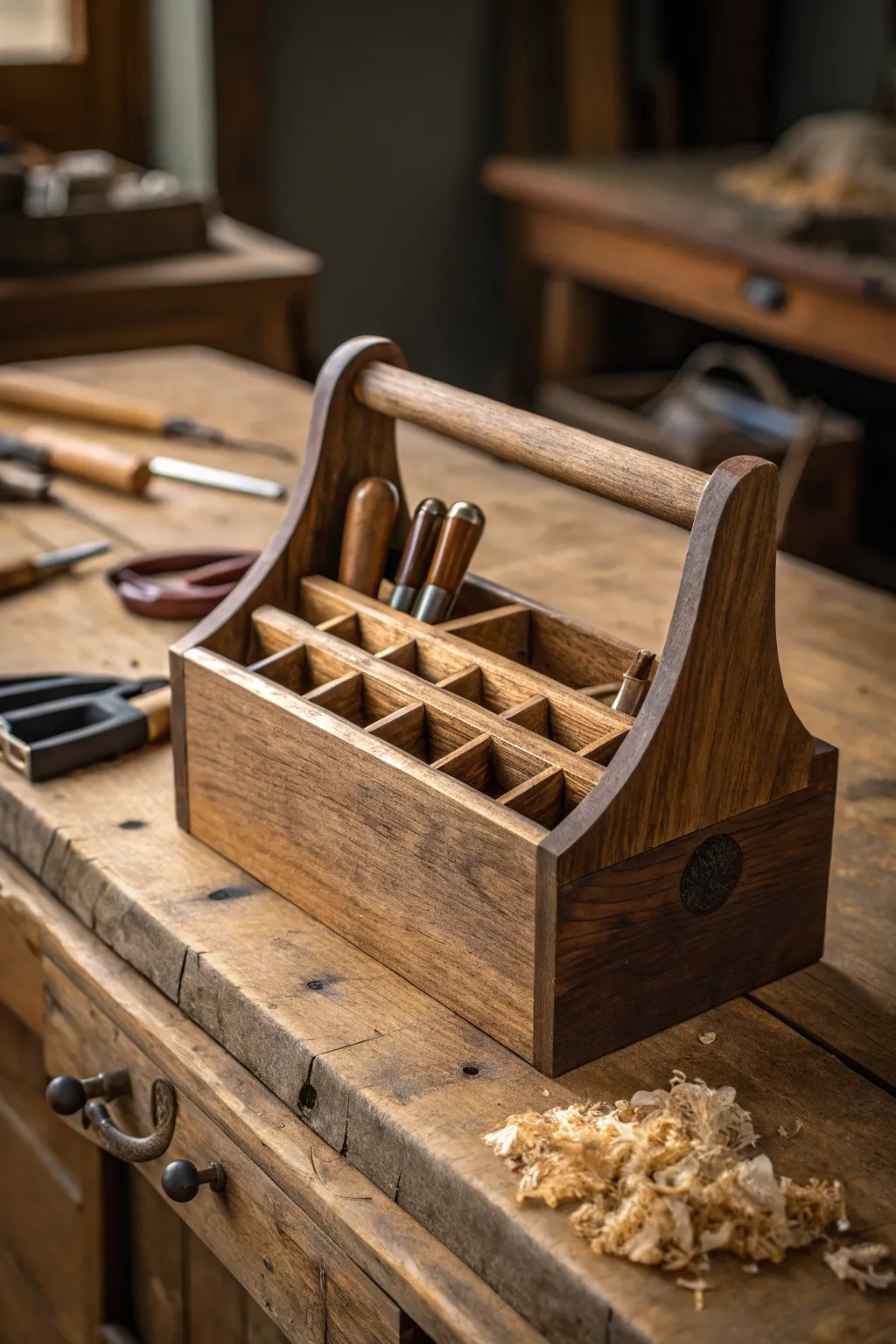 Elevate your workshop with a custom DIY tool caddy, blending functionality and style.
