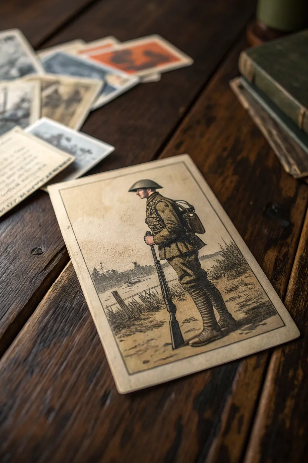 Capture the essence of history with timeless vintage-style WWI postcards.