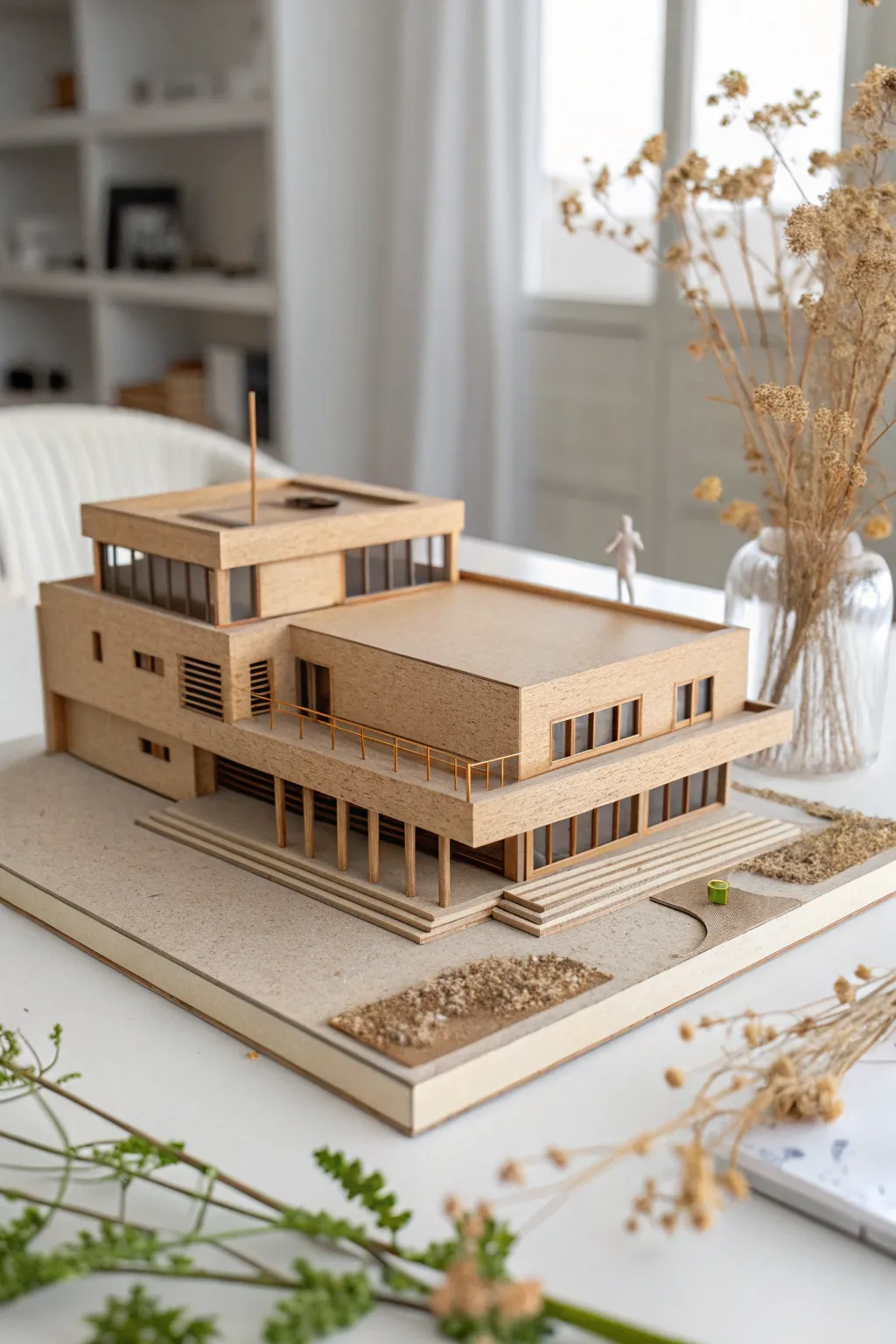 Craft your dream cityscape with Scandinavian-inspired cardboard architecture!