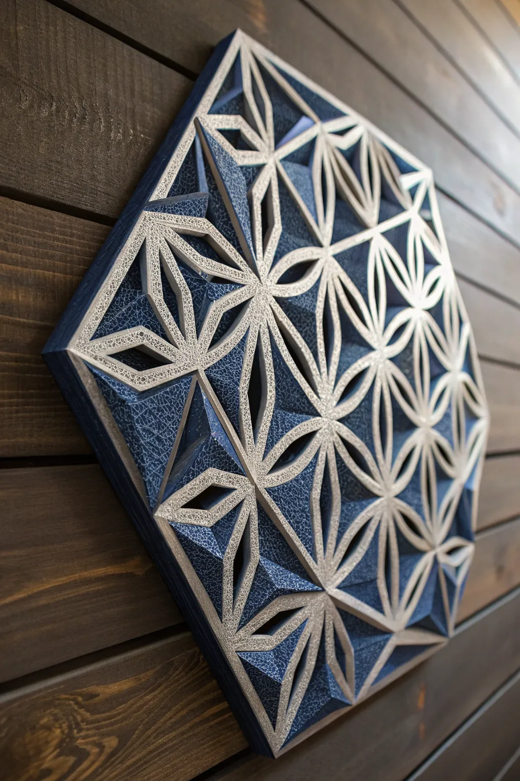 Elevate your space with striking 3D-printed geometric wall art, where craftsmanship meets modern design.