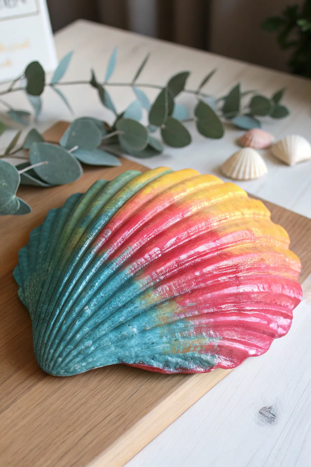Transform your space with bold and beautiful seashell art that celebrates color and craftsmanship.