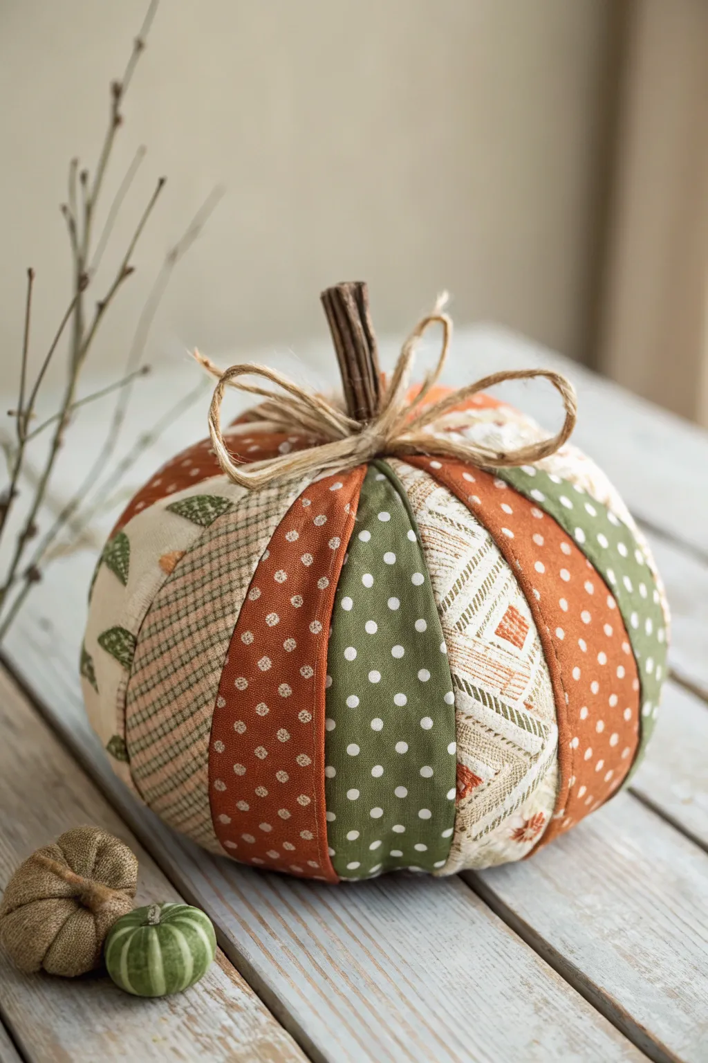Craft your own cozy corner with charming fabric pumpkins—perfect for a touch of autumn elegance.