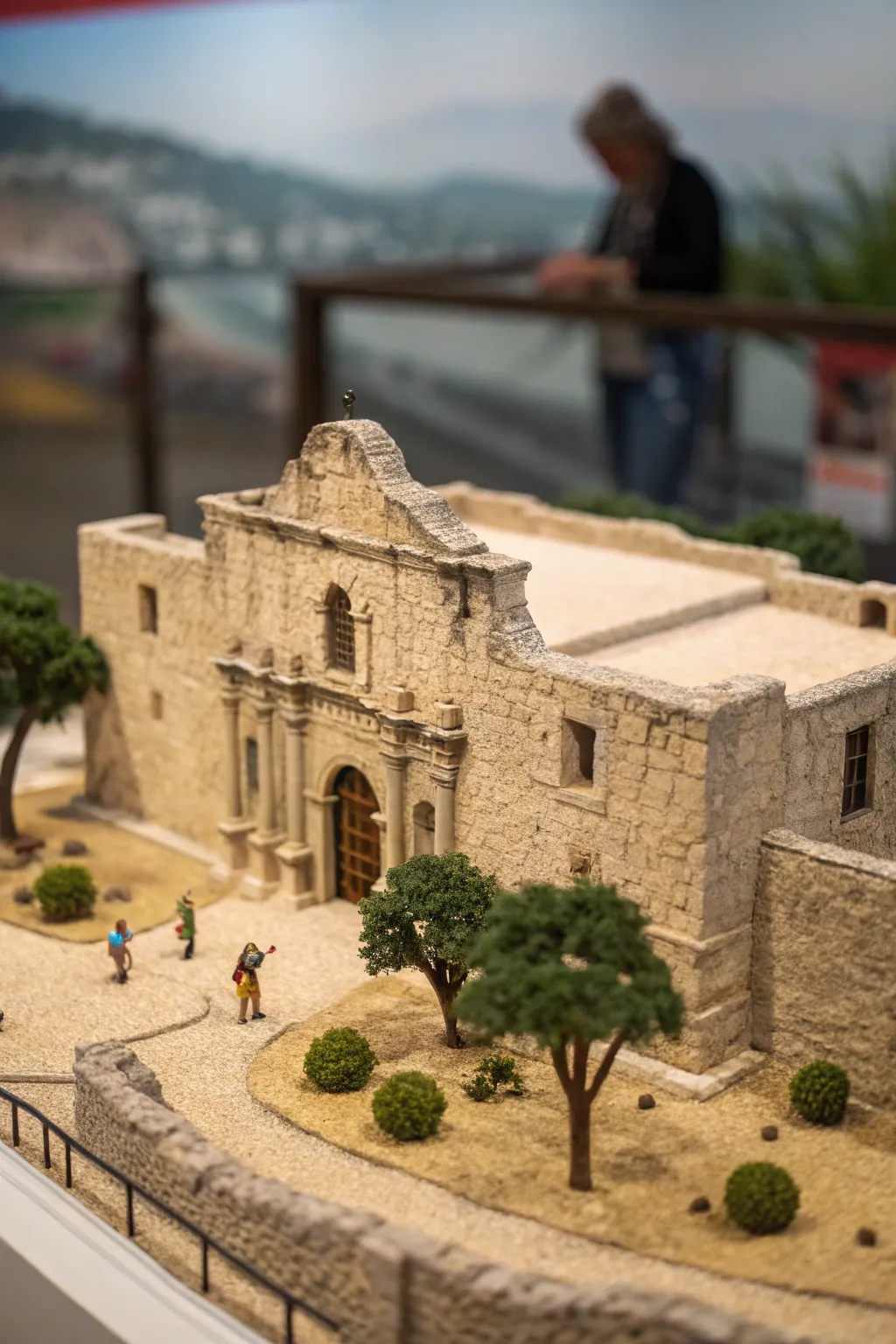 Step into history with this masterfully crafted Alamo diorama, a testament to the beauty of miniature worlds.