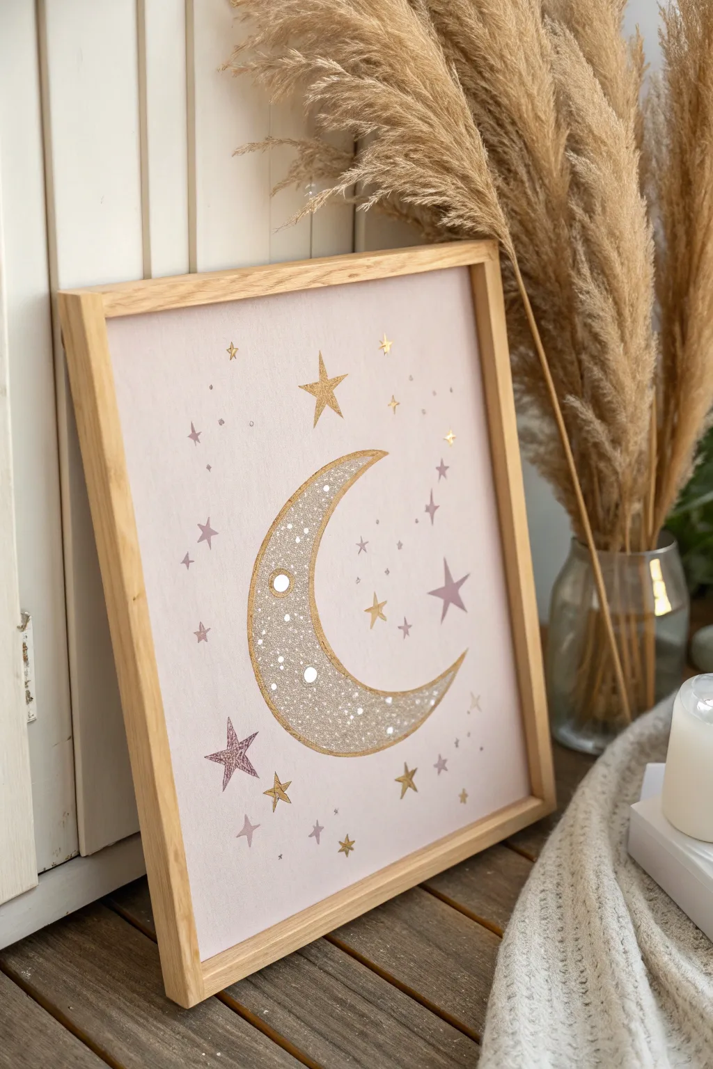 Dreamy celestial vibes for a magical nursery atmosphere.