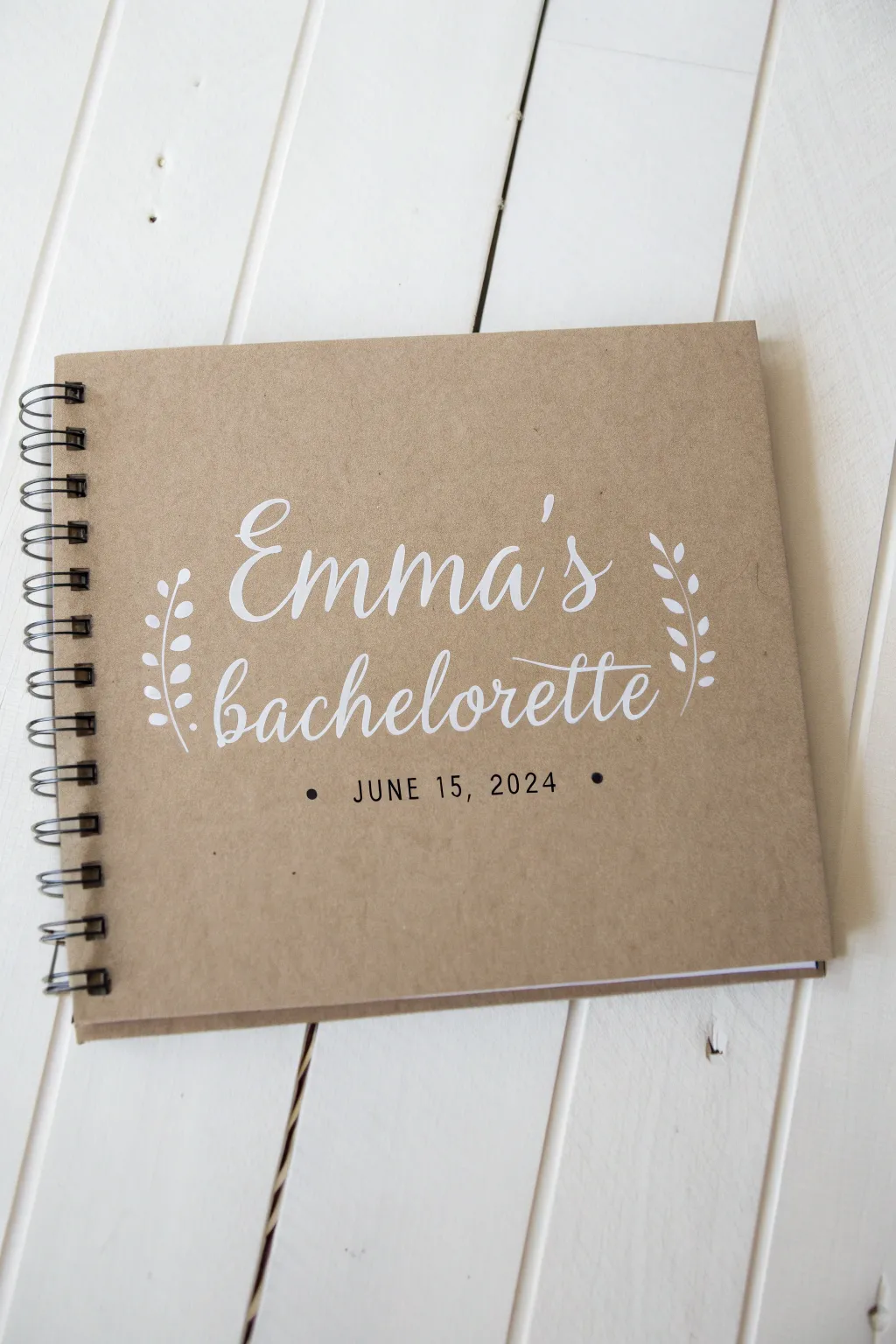 Craft a personalized keepsake with a touch of natural elegance. 🌿✍️ #BacheloretteMemories #HandmadeCharm