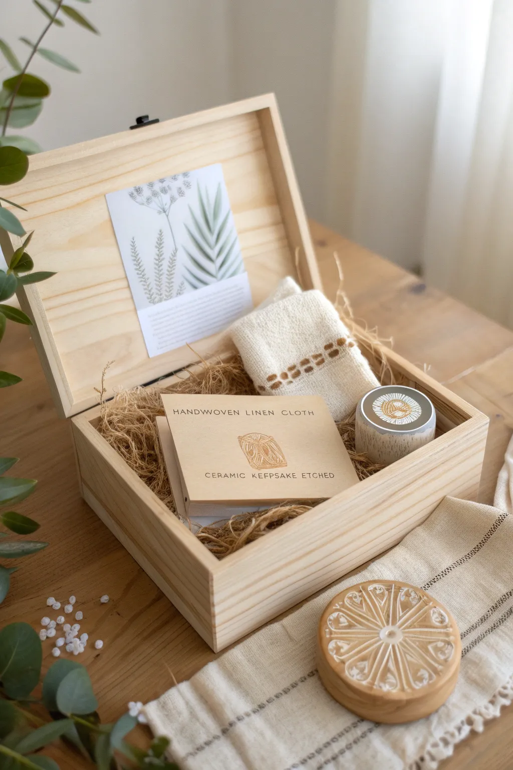 Craft a memorable moment with a personalized gift box, perfect for celebrating special occasions with a touch of elegance and simplicity.