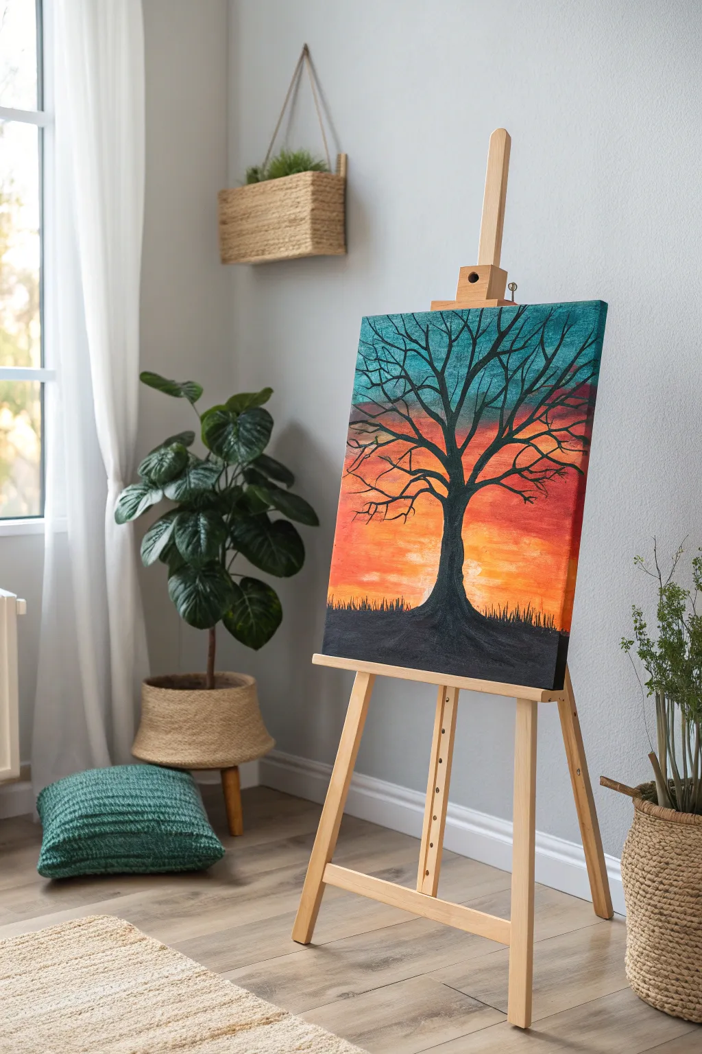 Discover the art of silhouettes with melted crayons—where simplicity meets vibrant creativity.