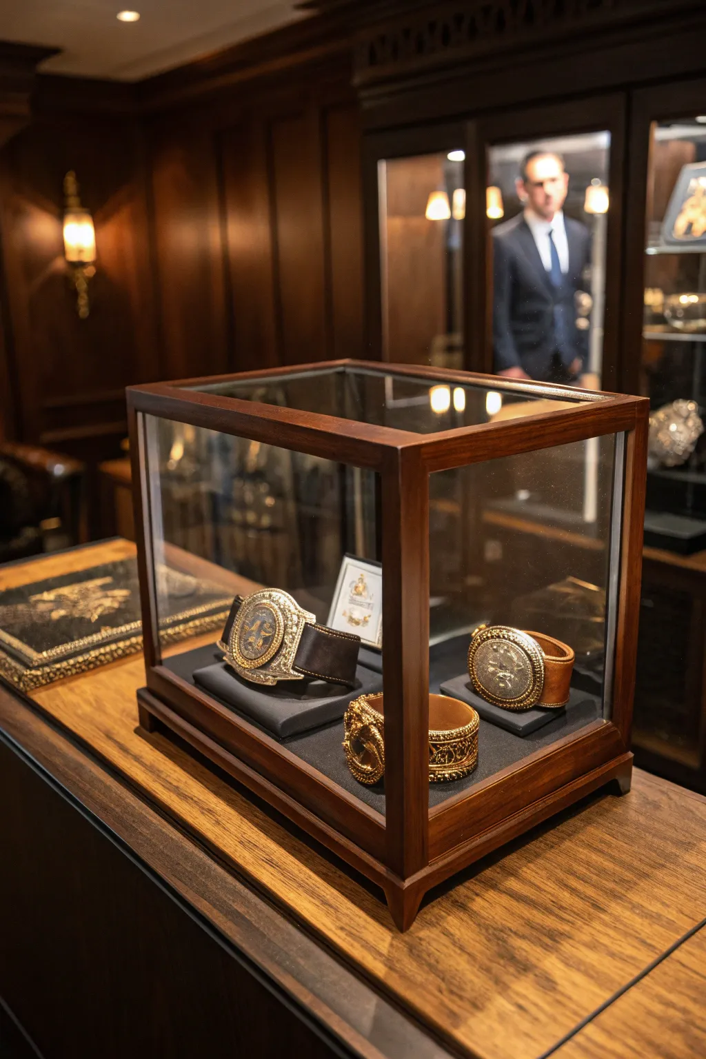 Showcase your style: Turn every buckle into a masterpiece with a glass front display.
