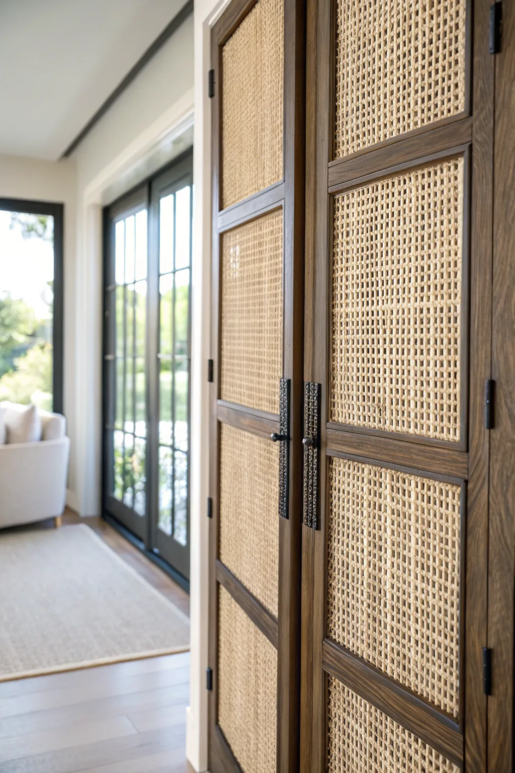 Transform your space with the elegance of cane webbing – a timeless touch of craftsmanship.