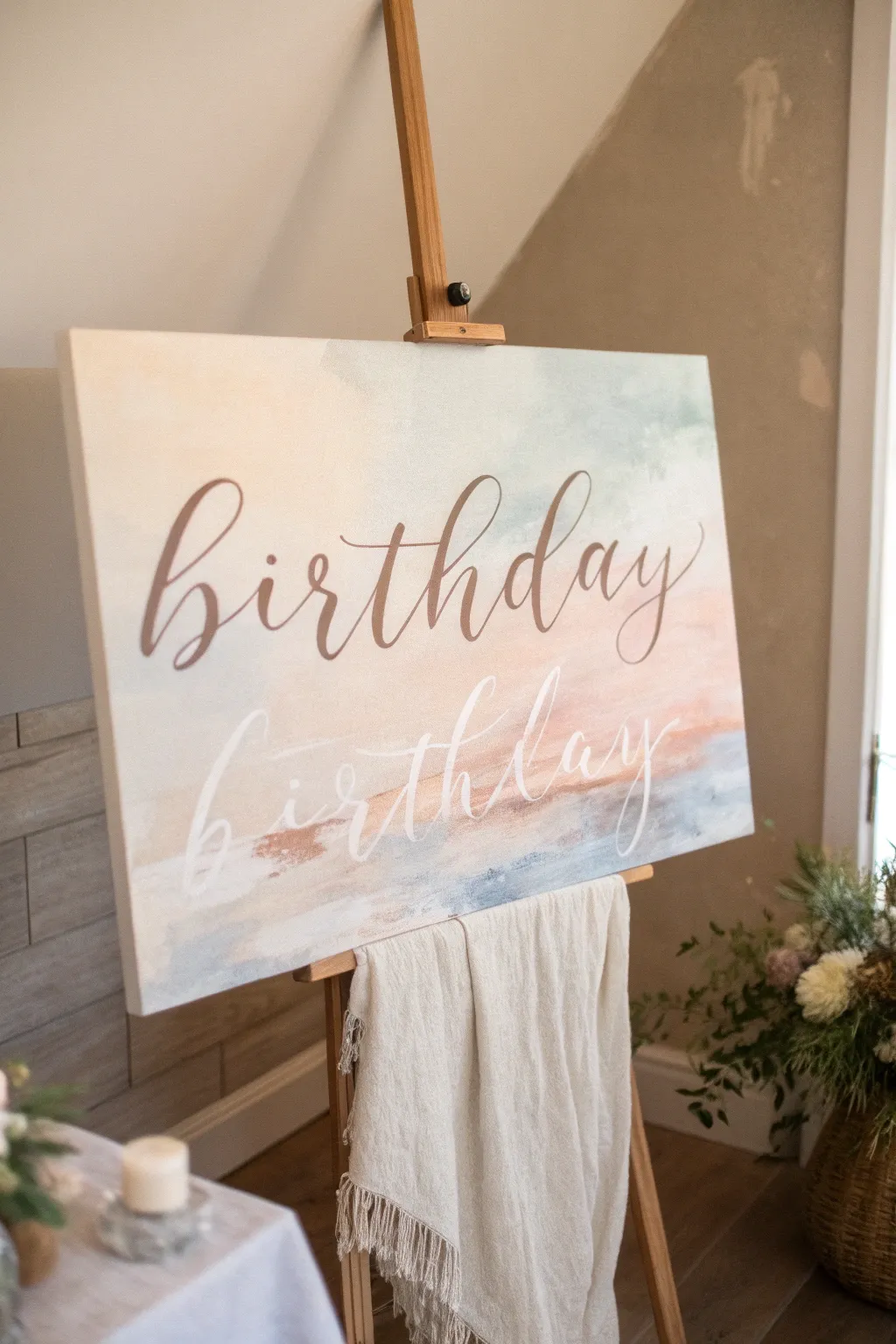 Capture the essence of thoughtful celebration with a personalized birthday painting that speaks from the heart.