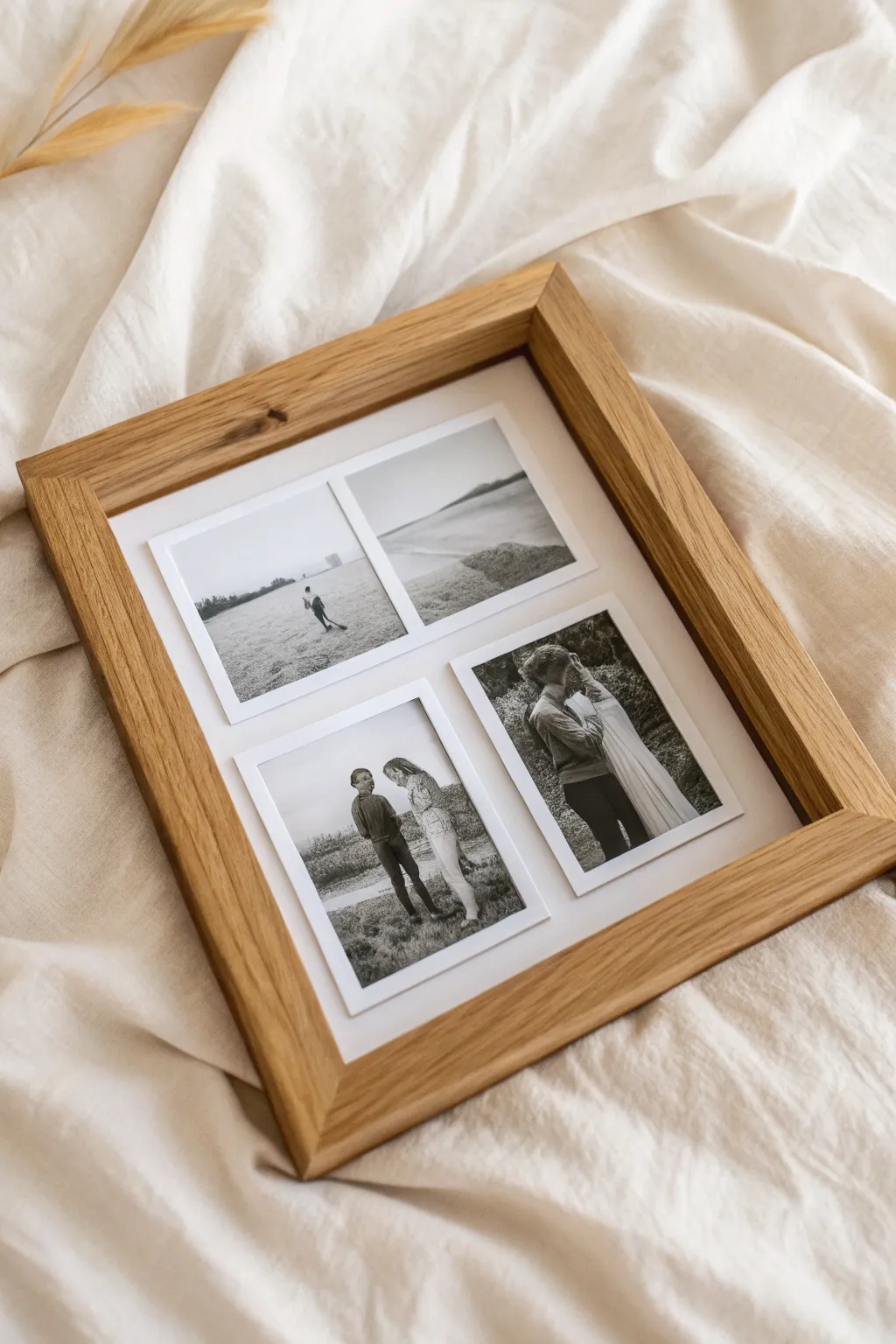 Cherish your memories with a minimalist photo collage shadow box—where simplicity meets heartfelt elegance.