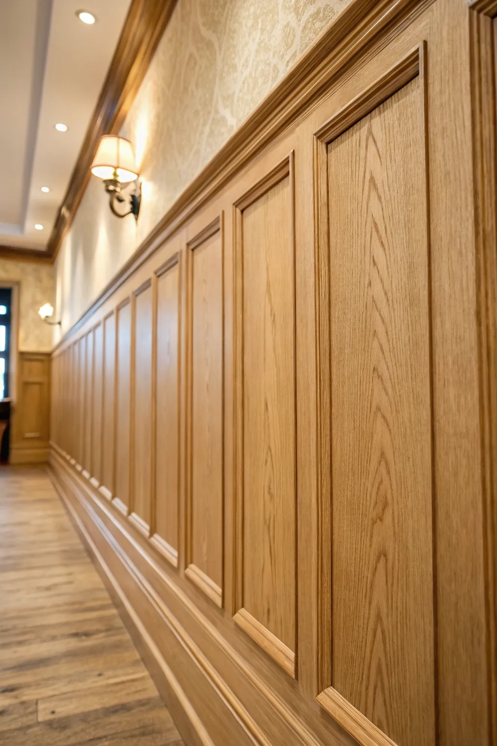 Warm beige board and batten: Embrace the art of subtle elegance.