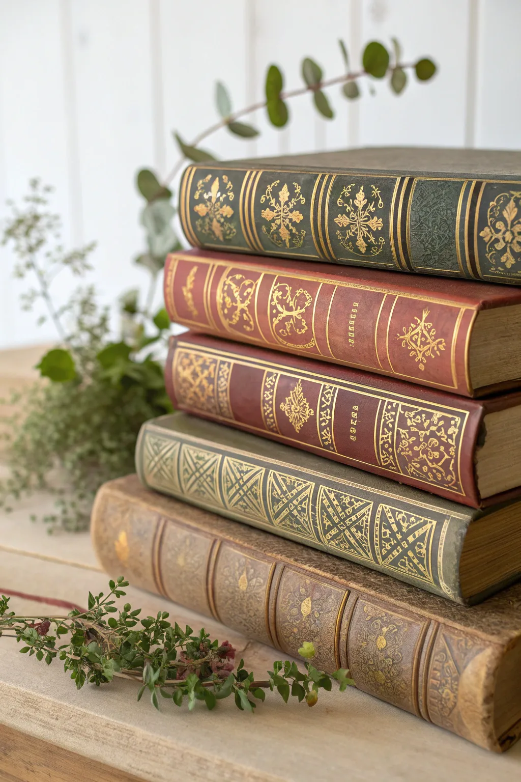 Discover the timeless charm of vintage book spines, where history meets elegance.