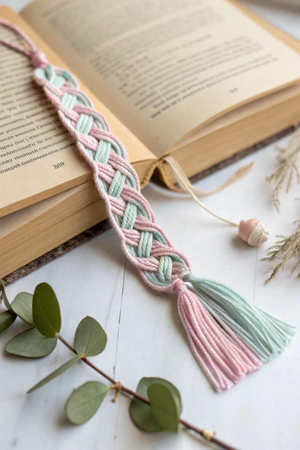 Elevate your reading experience with a touch of handcrafted elegance. #BraidedBeauties #MinimalistCharm