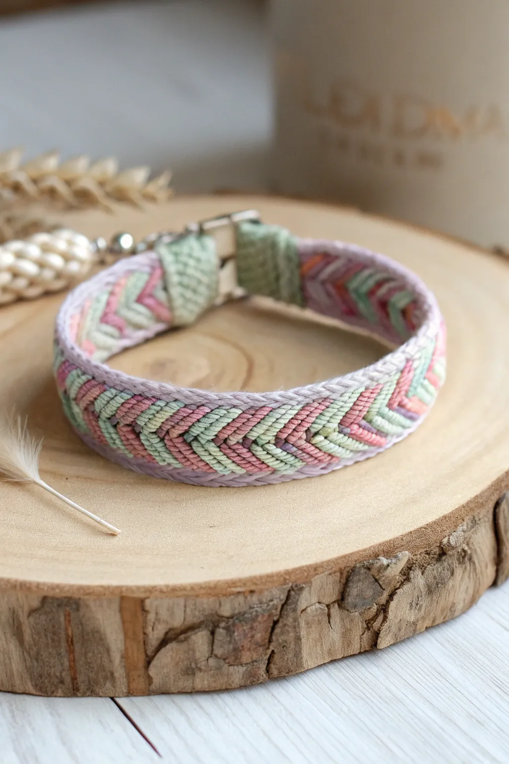 Craft your style with handmade charm: Embrace the beauty of braided threads.