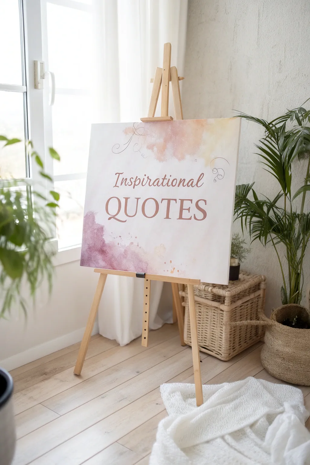 Elevate your space with art that inspires – let your favorite quote shine through minimalist elegance.