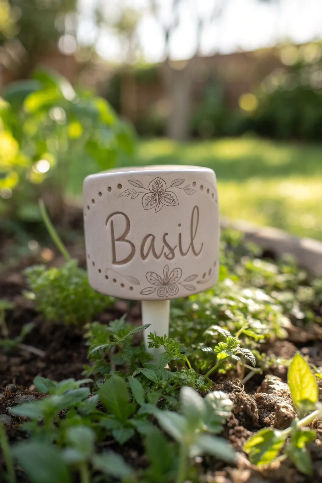 Infuse your garden with personality through customizable ceramic markers, where simplicity meets elegance.