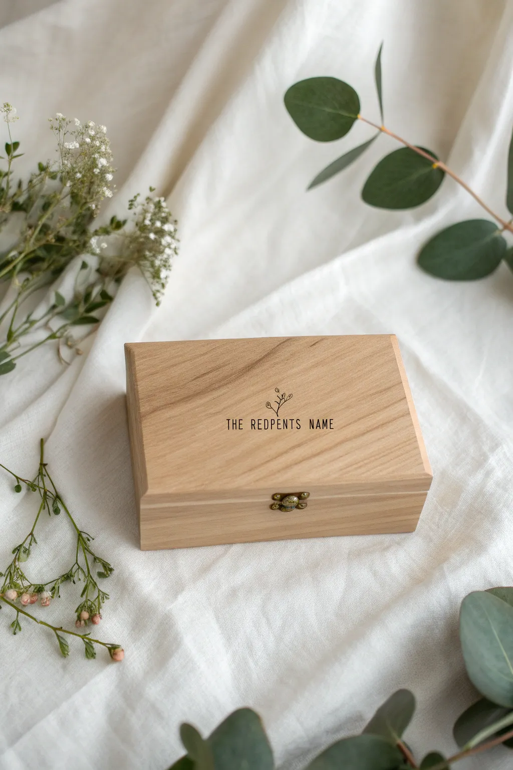 Personalized elegance: A keepsake box that captures the essence of heartfelt gifting.