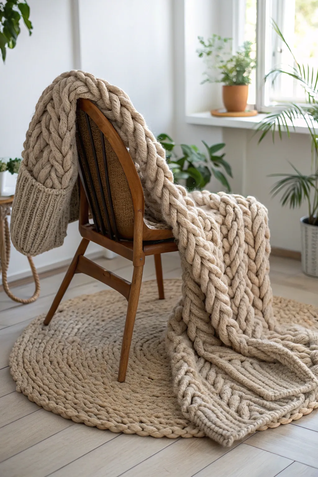 Wrap yourself in warmth and style with a chunky knit sweater, the perfect companion for crisp autumn days.
