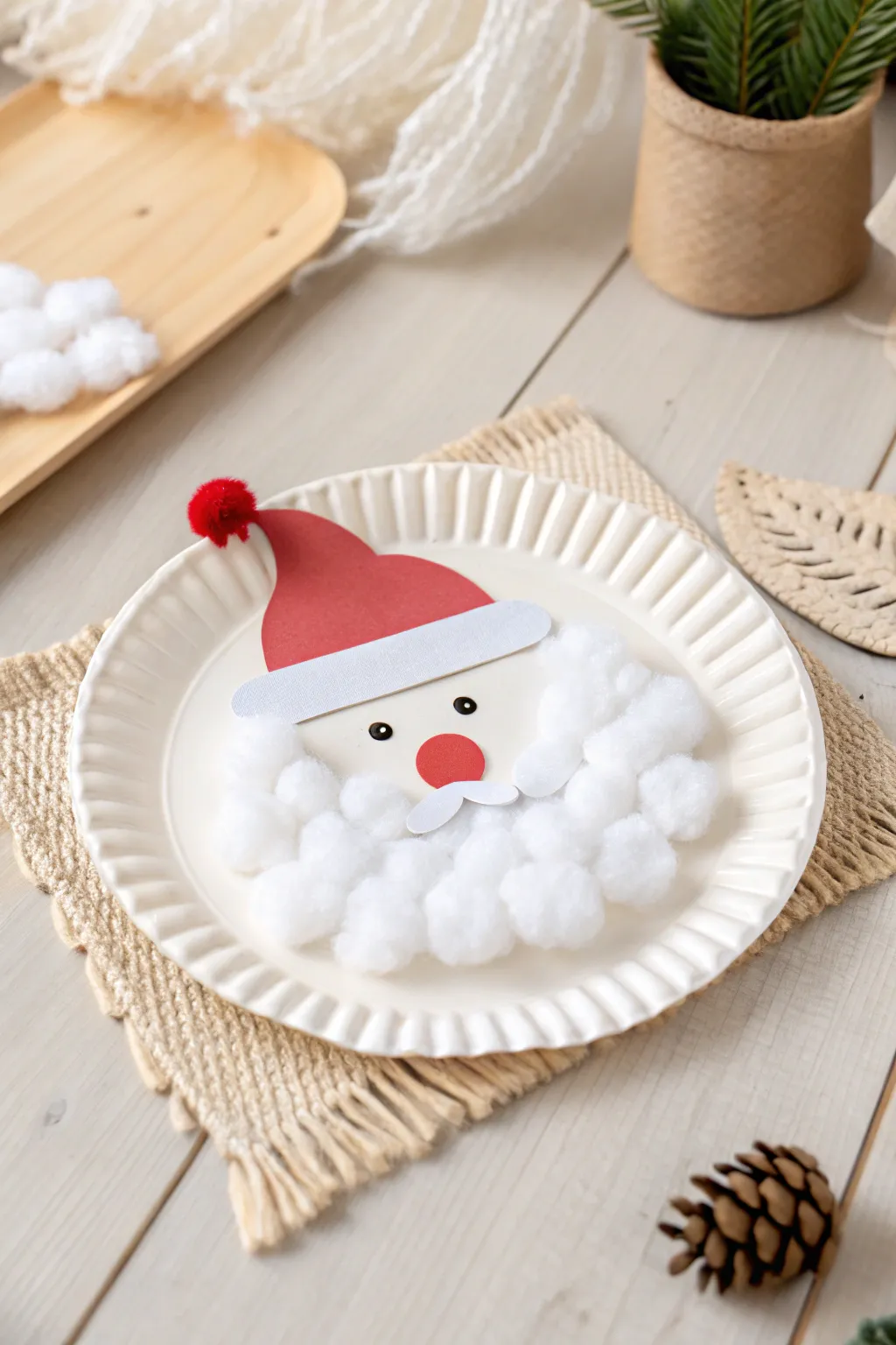 Embrace the joy of crafting with these delightful Paper Plate Santa Faces – each one unique, charming, and ready to bring festive smiles!