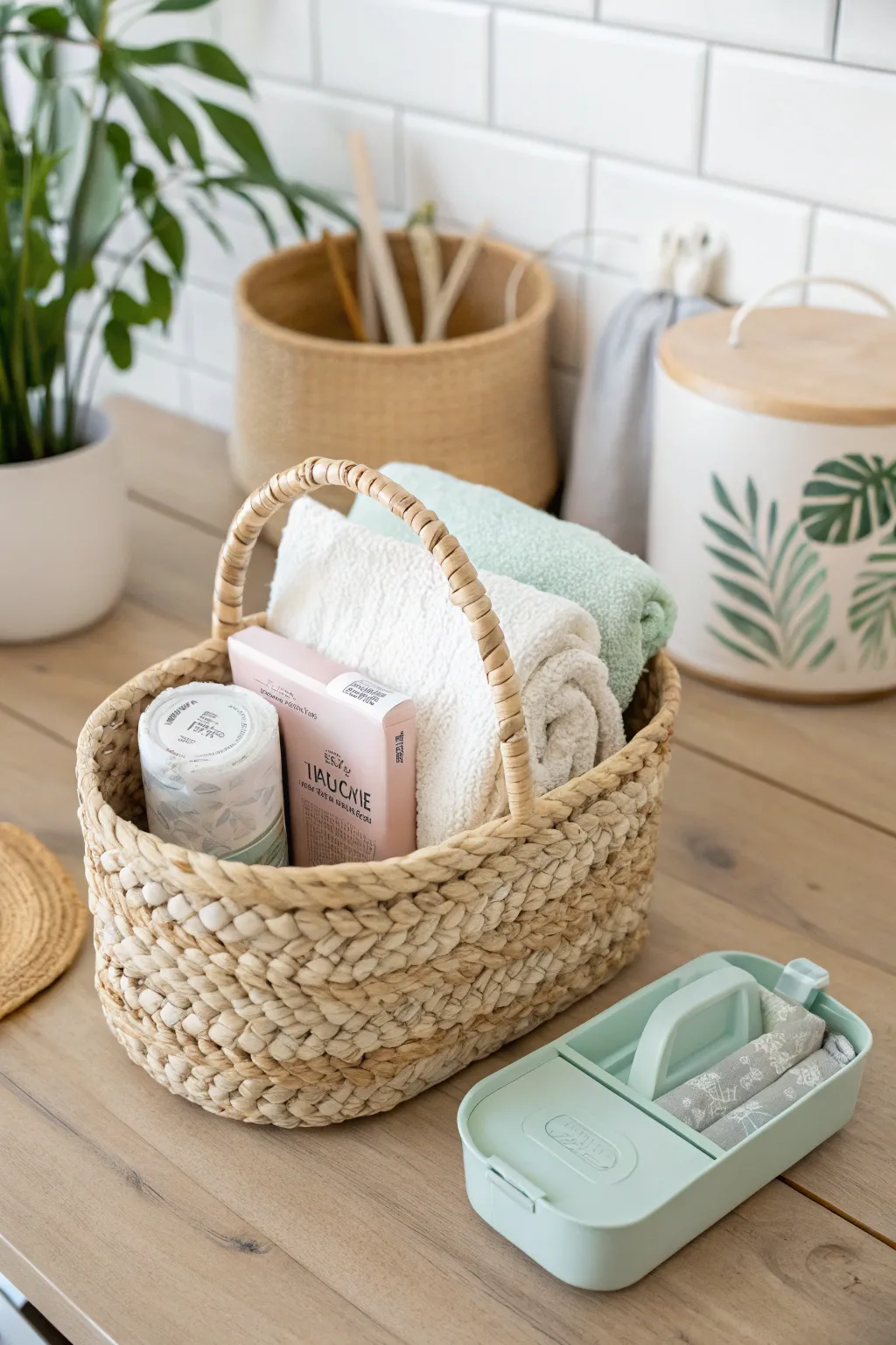 Effortless elegance in cleaning: Your Quick Clean-Up Kit with a minimalist touch. Perfect for surprise visits!