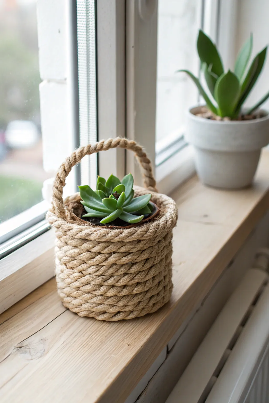 Elevate your windowsill with a touch of nature and handwoven elegance.