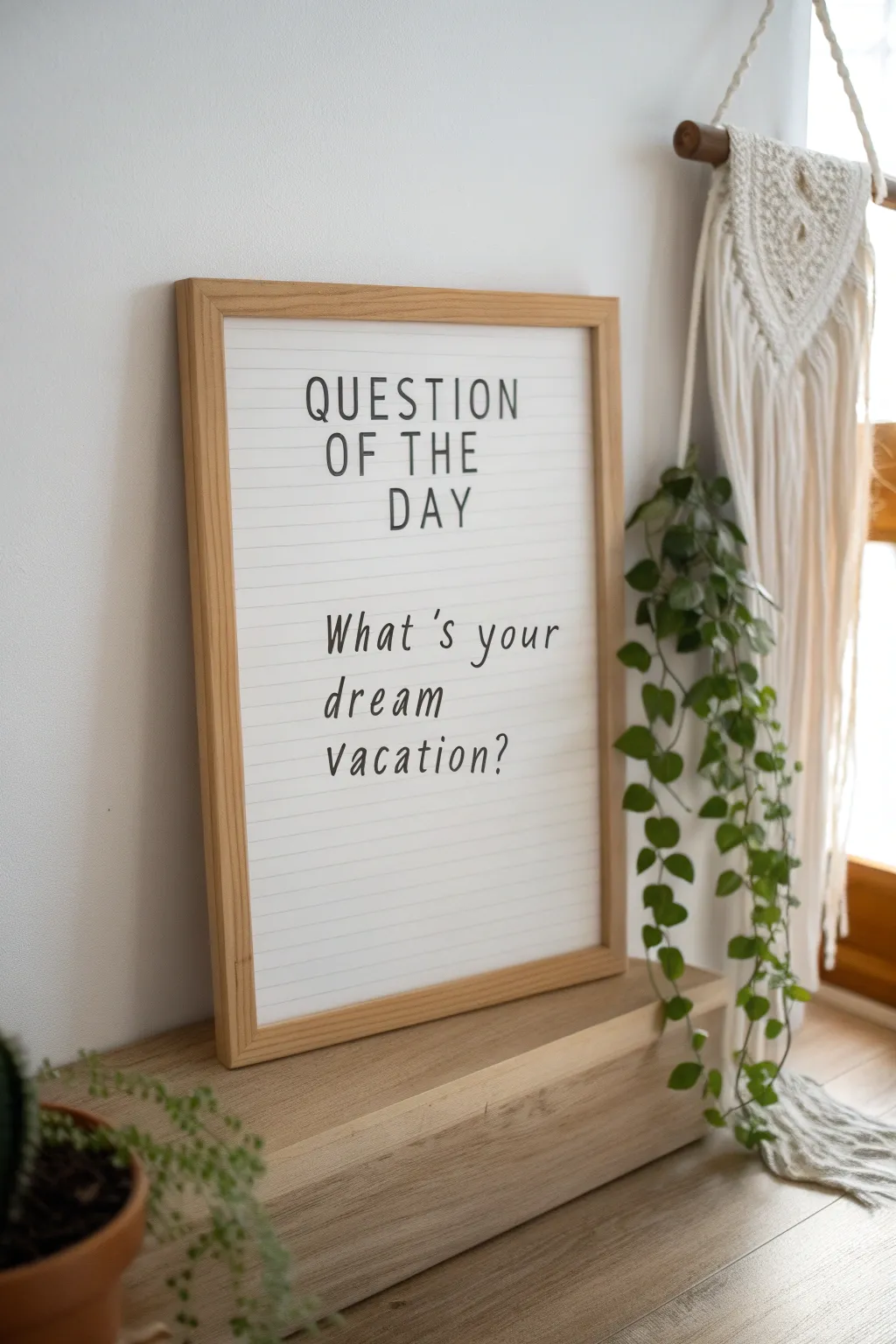 Spark conversations with a daily question—where will today’s curiosity take you? 🌿✨