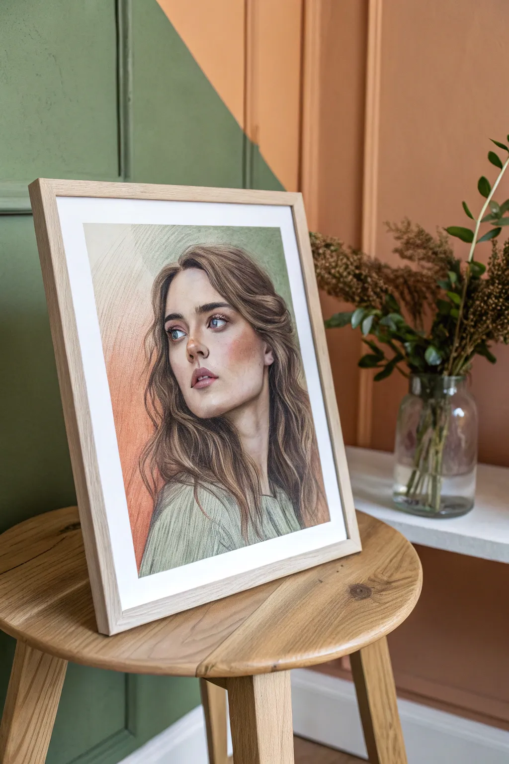 Let your portraits tell a story with subtle gradient backgrounds. Embrace simplicity and natural beauty.