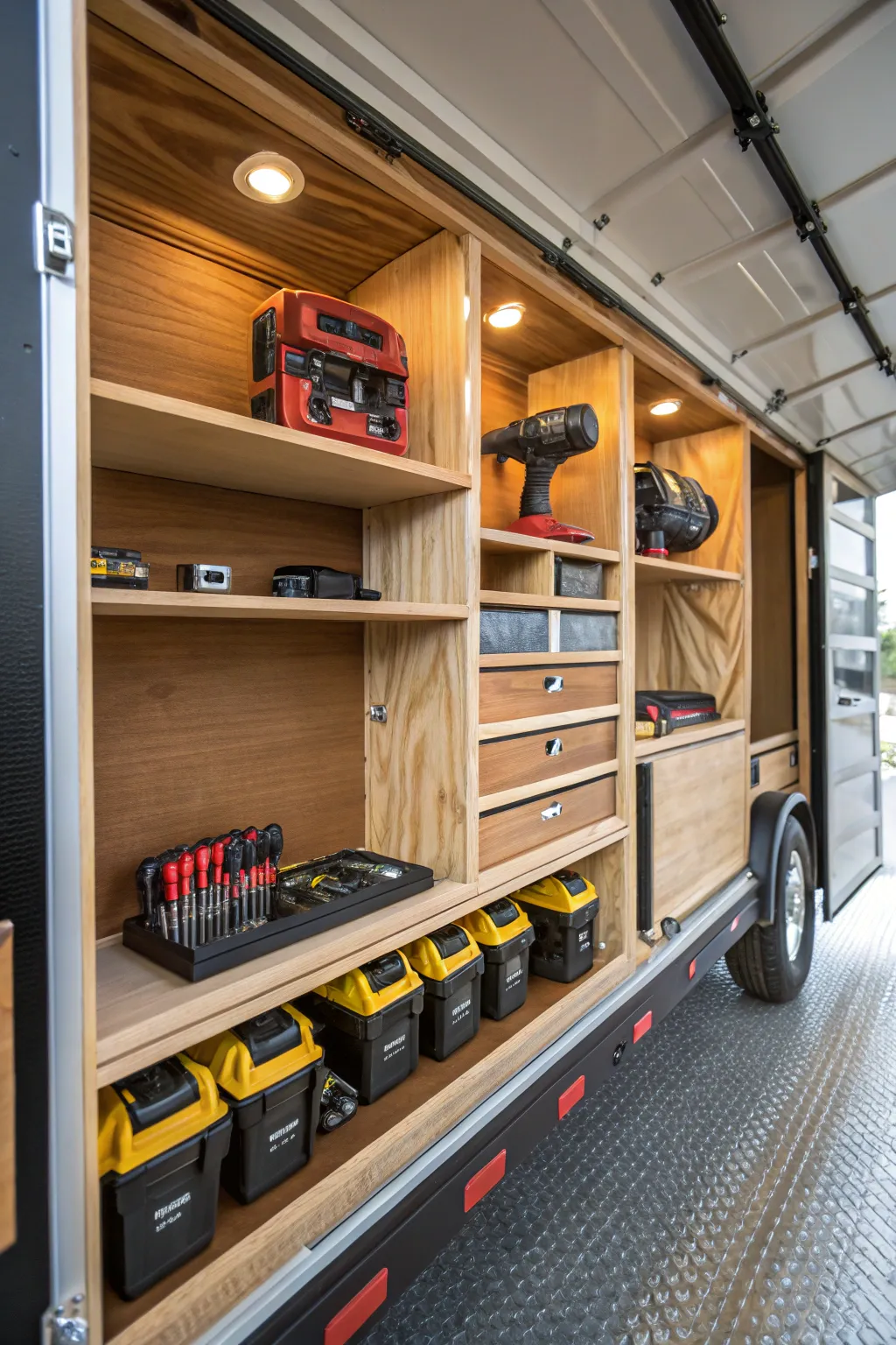 Crafted for Precision: Discover the Art of Tool Organization with Custom Cubbies.