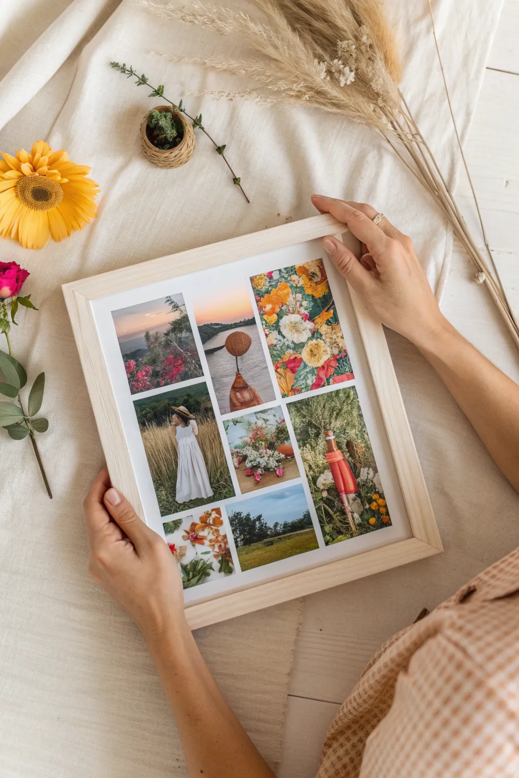 Crafting memories through vibrant collage art—an inspiring journey for the soul.