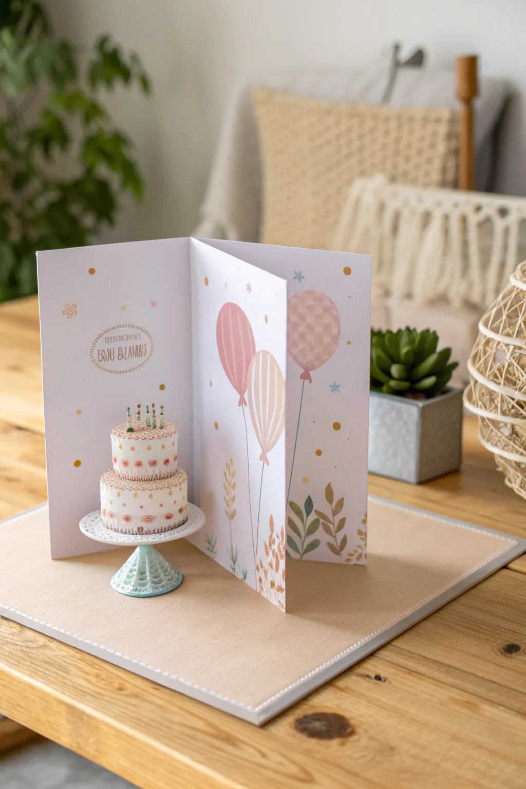 Surprise and delight with a pop-up card that brings joy and elegance to any birthday celebration.