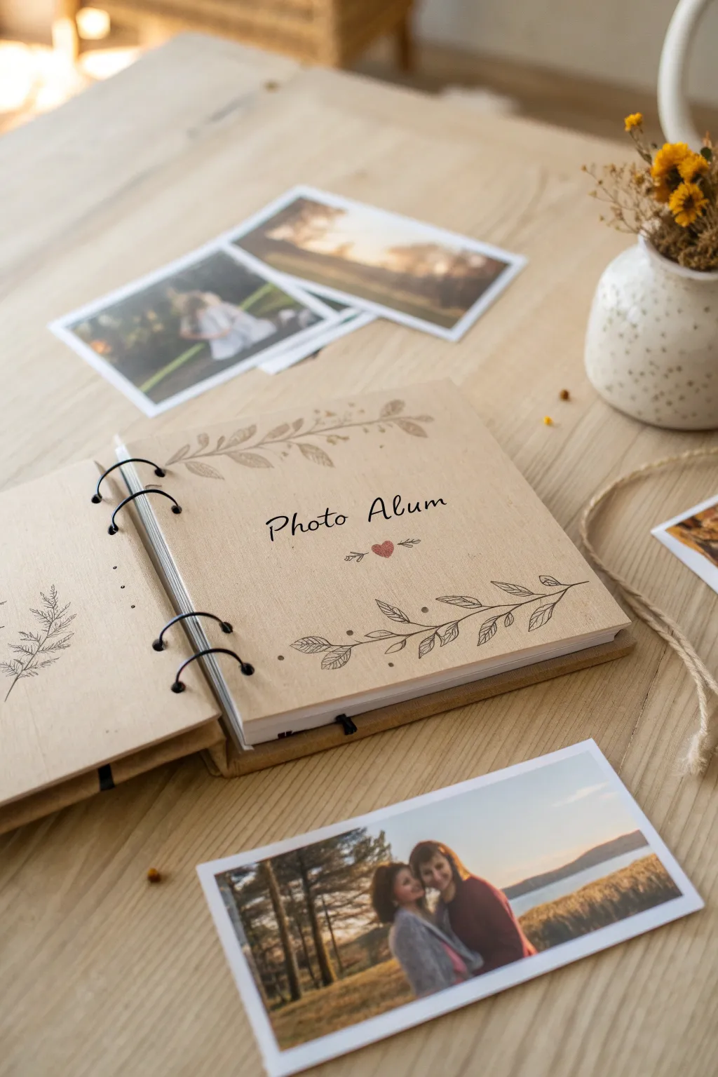 Capture memories with a touch of artistry in a personalized photo album.