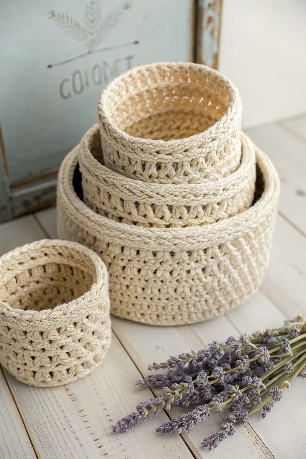 Embrace simplicity and elegance with handcrafted nesting baskets perfect for your cozy space.