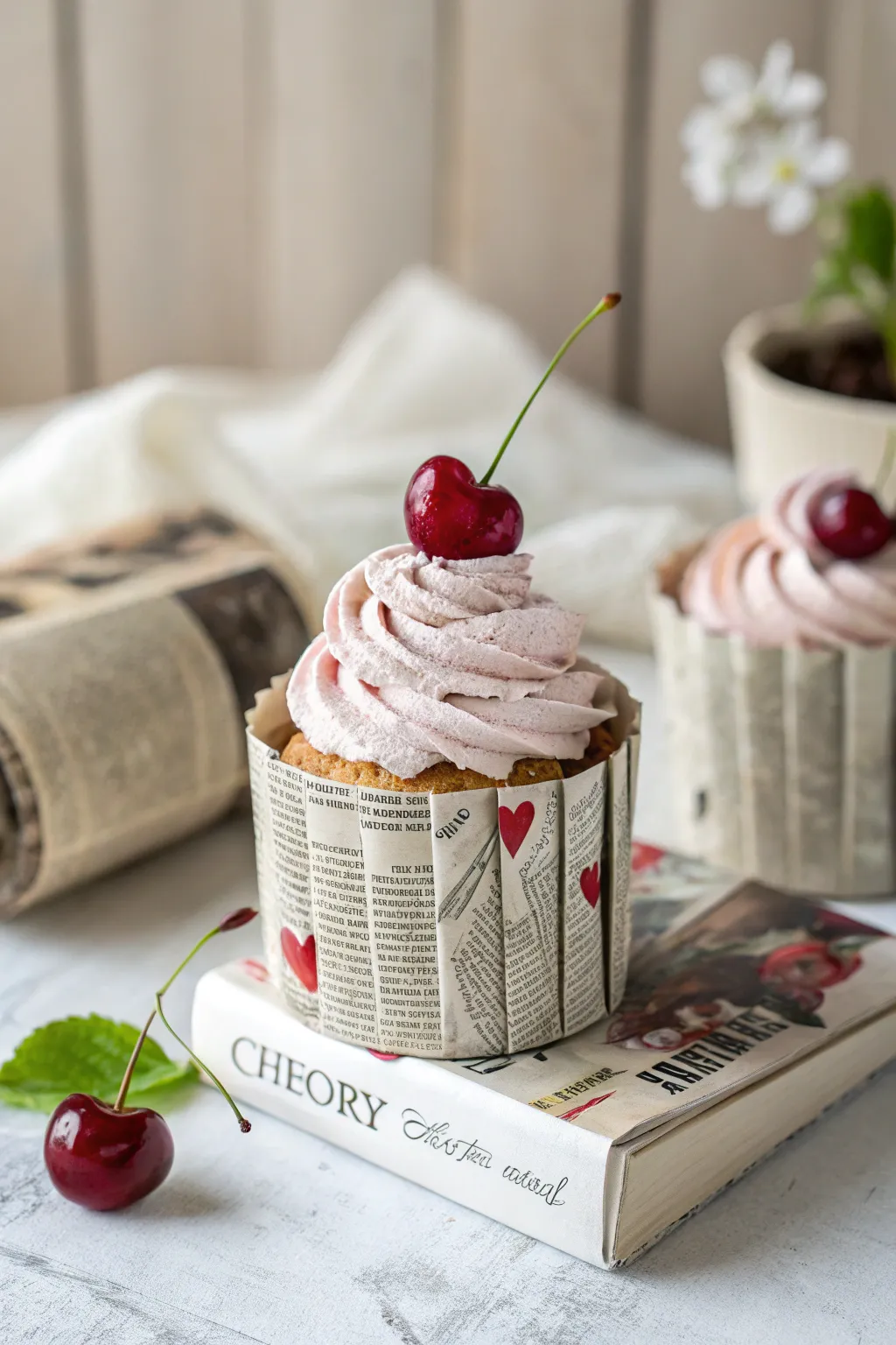 Celebrate Valentine's Day with sustainable style: a beautifully crafted eco-friendly cupcake box.