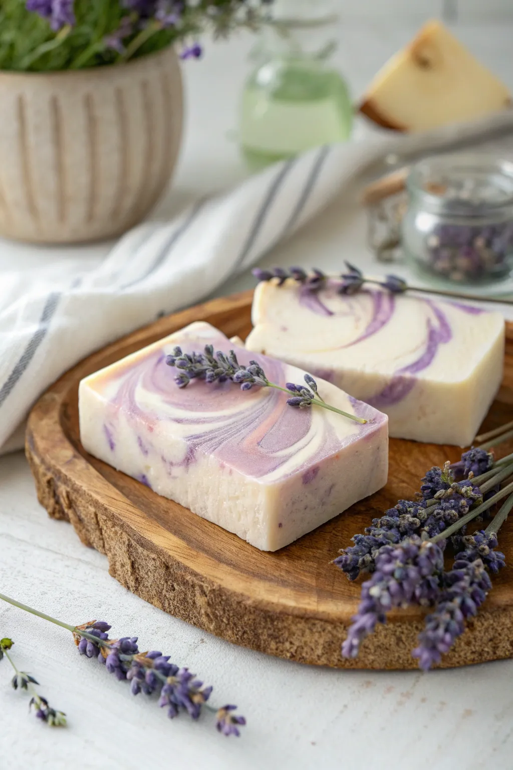 Elevate your daily routine with these exquisite handmade soap bars, a perfect blend of craftsmanship and natural elegance.