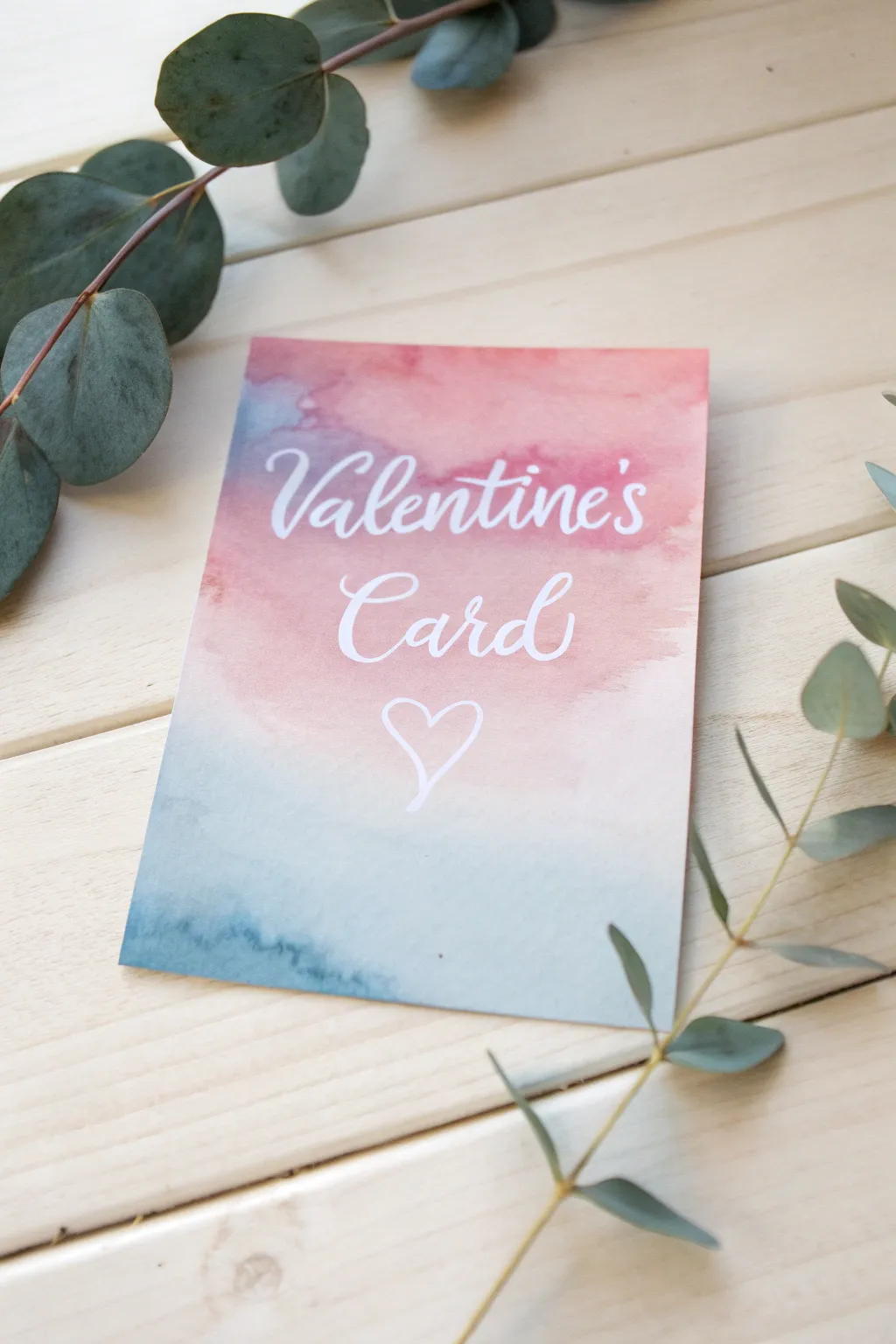 Craft your love with a touch of watercolor magic. 🌿💌 #MinimalistValentine