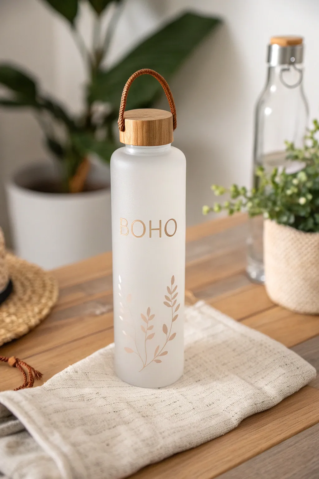 Elevate your hydration game with a personalized touch—where minimalist design meets Boho charm.