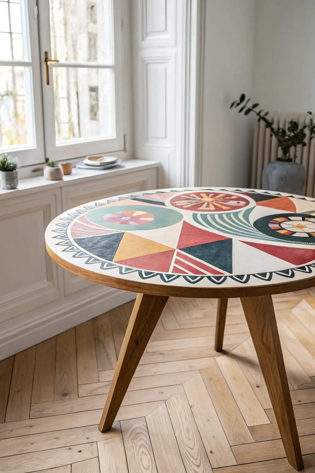 Elevate your space with abstract artistry—where bold colors meet geometric elegance.
