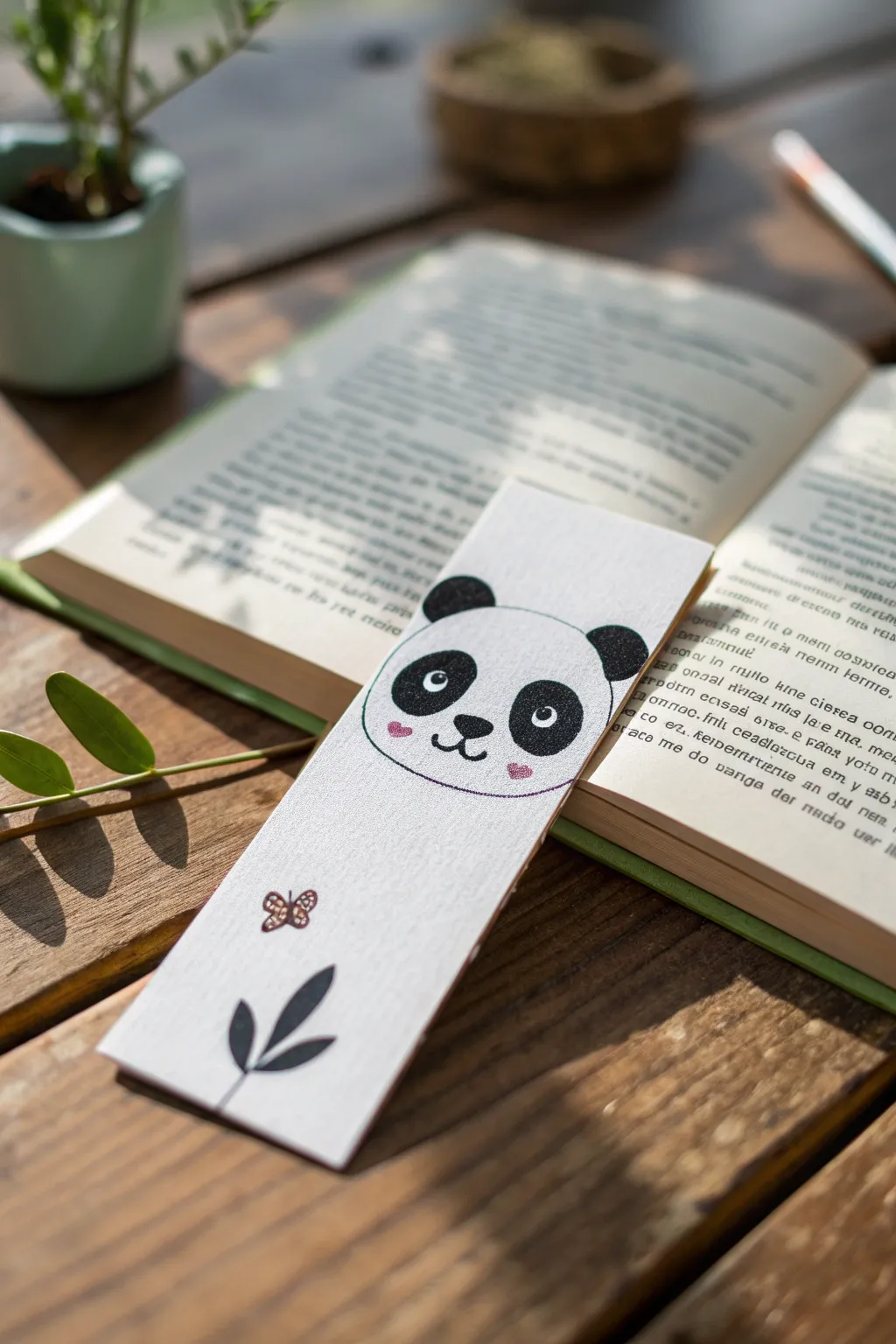 Craft your own adorable panda bookmark and add a touch of whimsy to your reading adventures!
